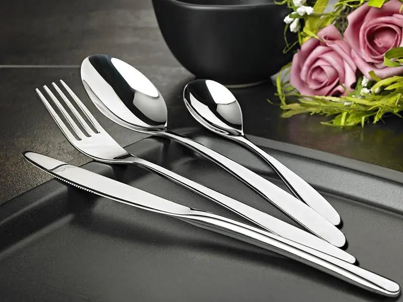 32 Piece Stainless Steel Cutlery Set Knives Fork Spoon Teaspoon Deals499