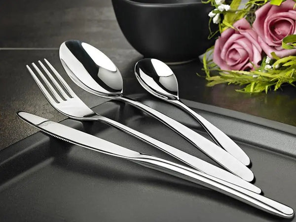 32 Piece Stainless Steel Cutlery Set Knives Fork Spoon Teaspoon Deals499