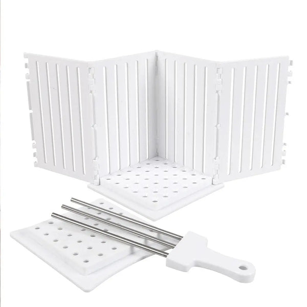 36 Hole Kebab Maker Shish BBQ Grill Skewers Food Slicer Brochette Kit Tool Box Deals499