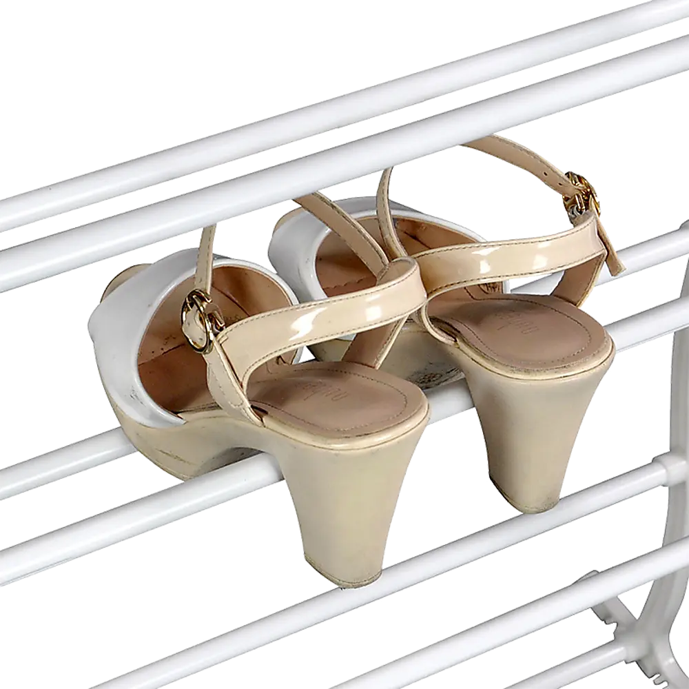 36 Pair Shoe Holder Organiser Over The Door Hanging Shelf Rack Storage Hook Deals499