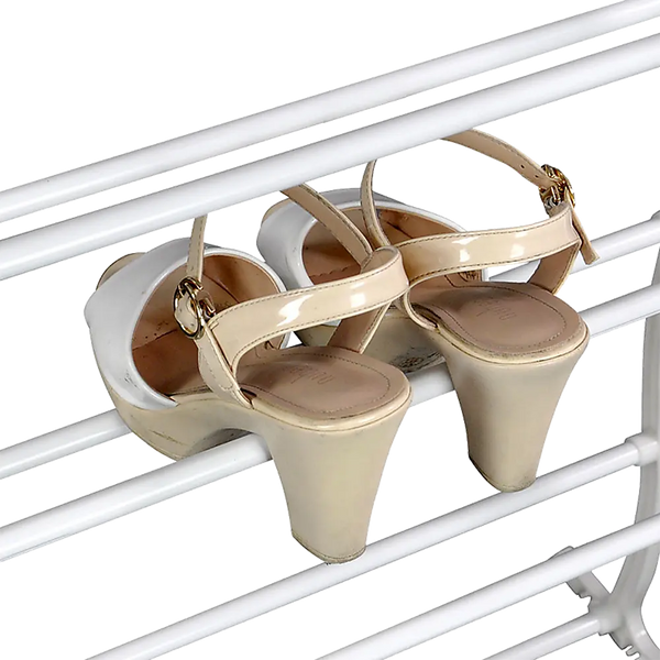 36 Pair Shoe Holder Organiser Over The Door Hanging Shelf Rack Storage Hook Deals499