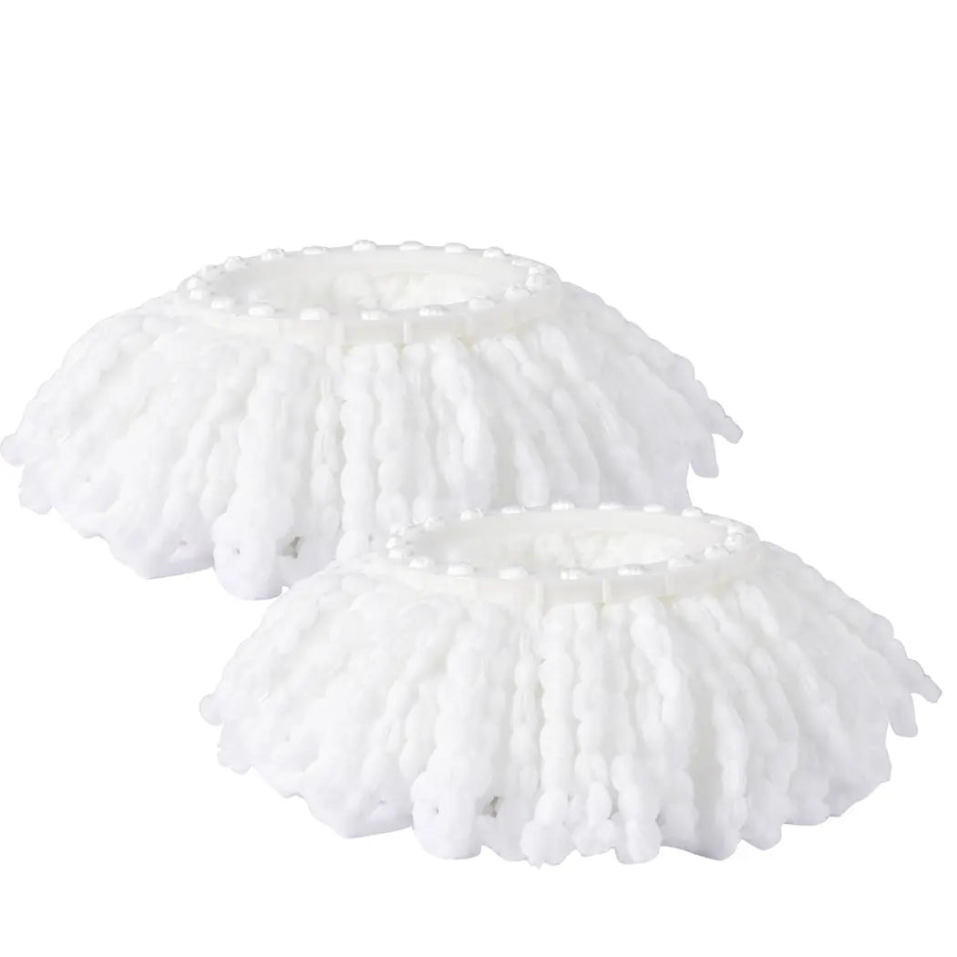 360° Spin Mop Bucket Set Spinning Stainless Steel Rotating Wet Dry Black Deals499