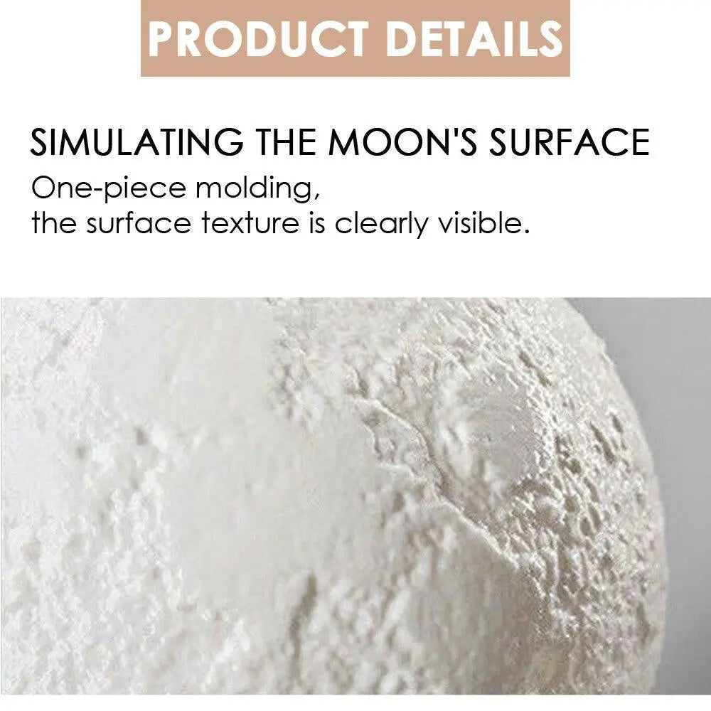3D Magical Moon Lamp USB LED Night Light Moonlight Touch Sensor 20cm Diameter Deals499