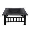 3IN1 Fire Pit BBQ Grill Pits Outdoor Patio Garden Heater Fireplace BBQS Grills Deals499