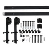 3M Antique Classic Style Double Sliding Barn Door Hardware Track Roller Kit Deals499