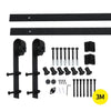 3M Antique Classic Style Single Sliding Barn Door Hardware Track Roller Kit Deals499