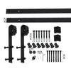 3M Antique Classic Style Single Sliding Barn Door Hardware Track Roller Kit Deals499