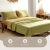 Cosy Club Sheet Set Bed Sheets Set Queen Flat Cover Pillow Case Pink Brown Deals499