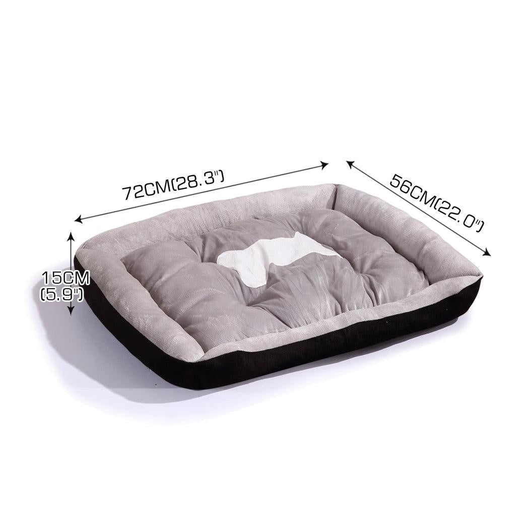 PaWz Pet Bed Dog Beds Bedding Mattress Mat Cushion Soft Pad Pads Mats M Black Deals499