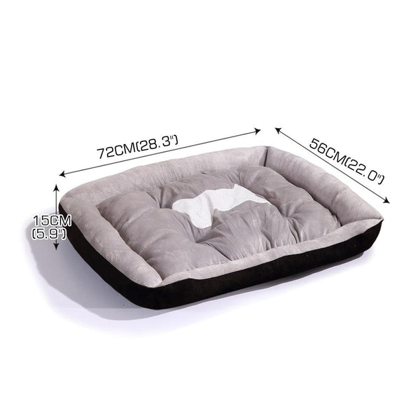 PaWz Pet Bed Dog Beds Bedding Mattress Mat Cushion Soft Pad Pads Mats M Black Deals499