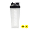 3x 700ml GYM Protein Supplement Drink Blender Mixer Shaker Shake Ball Bottle Deals499