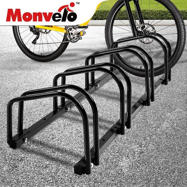 4-Bikes Stand Bicycle Bike Rack Floor Parking Instant Storage Cycling Portable Deals499