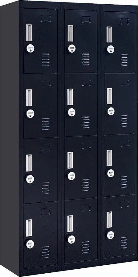 4-digit Combination Lock 12 Door Locker for Office Gym - Light Grey Deals499