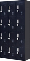 4-digit Combination Lock 12 Door Locker for Office Gym - Light Grey Deals499