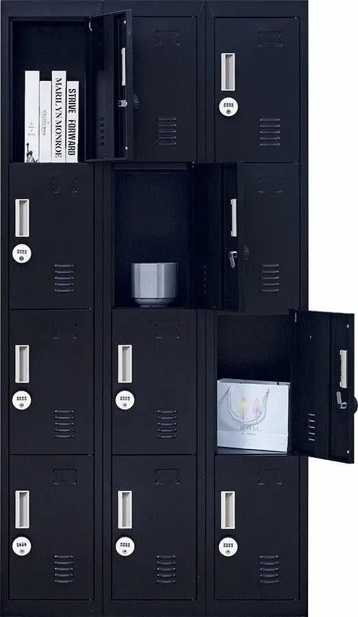 4-digit Combination Lock 12 Door Locker for Office Gym - Light Grey Deals499