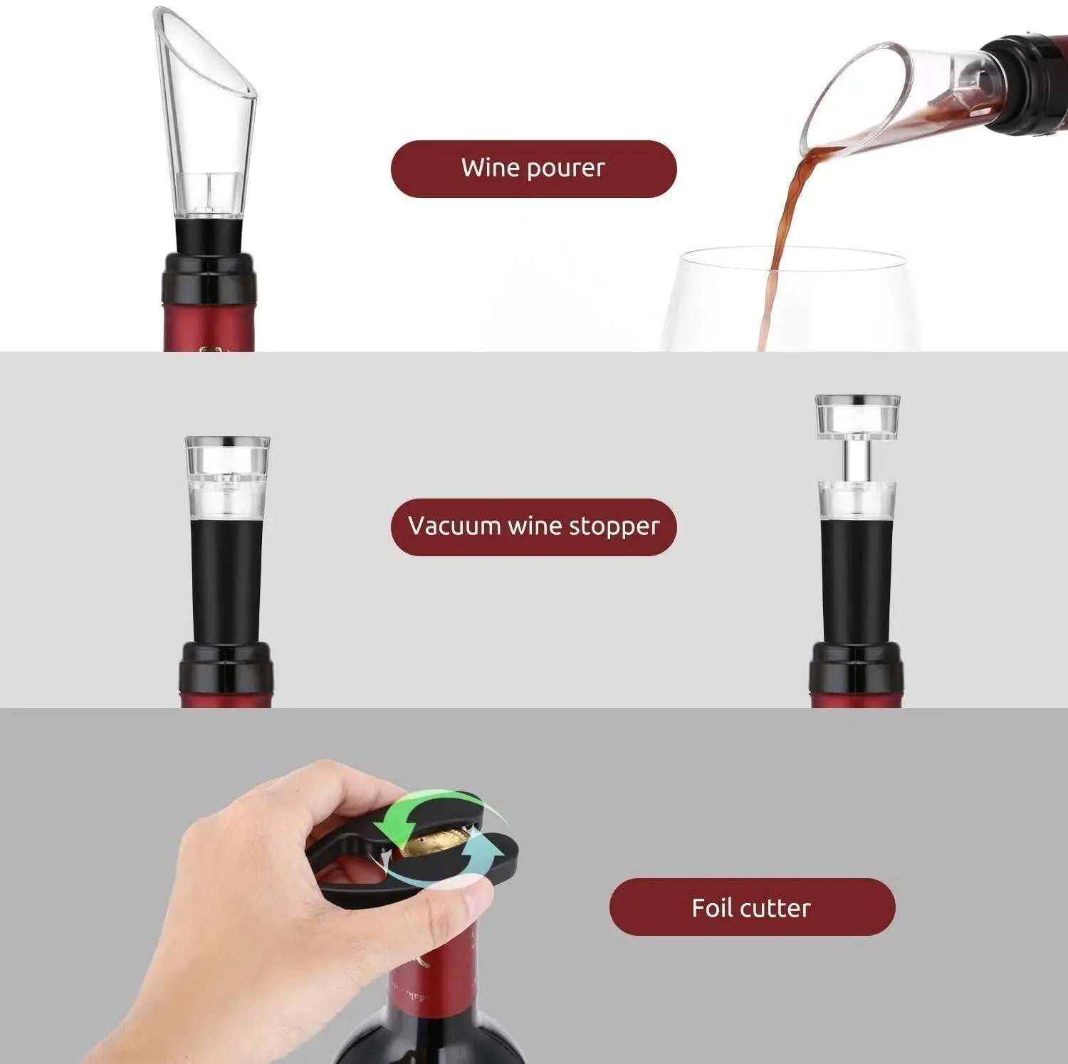 4-in-1 Electric Wine Corkscrew Set Deals499