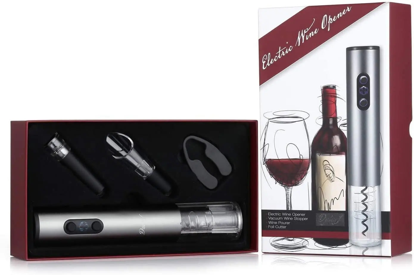 4-in-1 Electric Wine Corkscrew Set Deals499
