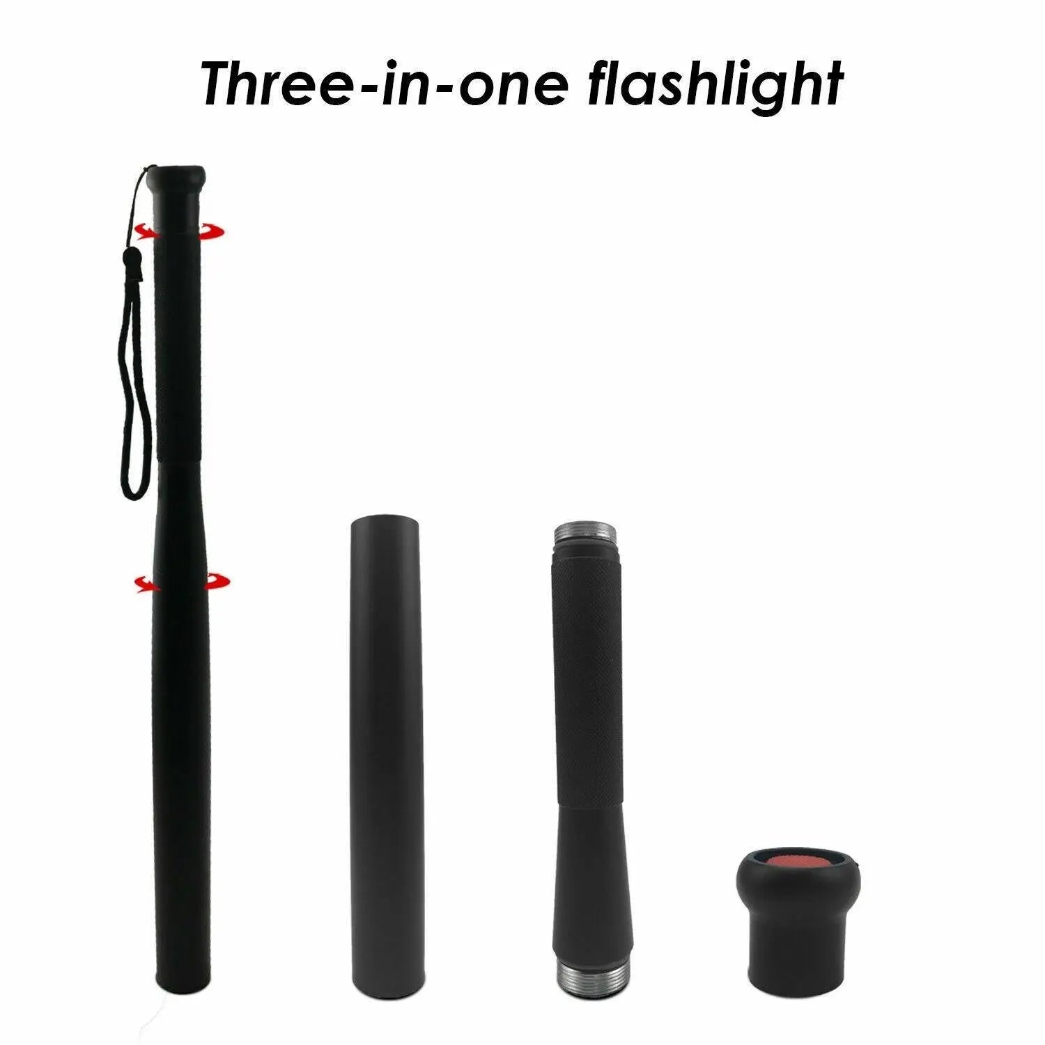 41cm Baseball Bat LED Flashlight Bright Baton Torch Emergency Security Tool Deals499