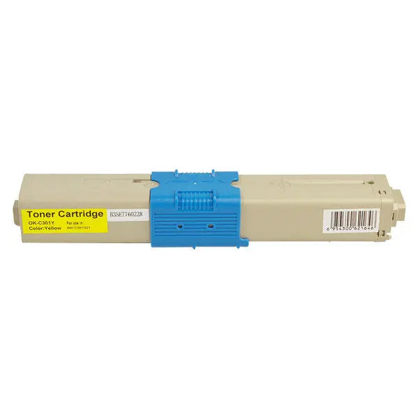 44973545 #301 Yellow Premium Remanufactured Toner OKI