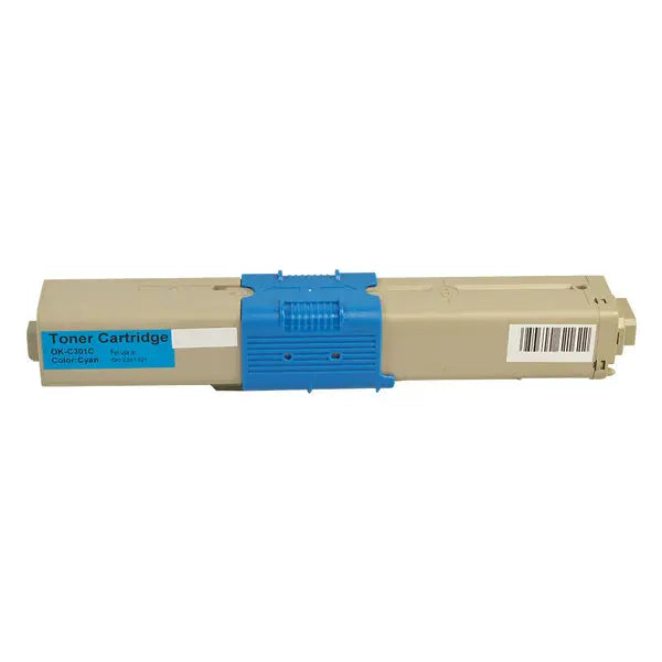 44973547 #301 Cyan Premium Remanufactured Toner OKI