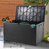 460L Outdoor Storage Box Garden Lockable Toys Tools Wicker Weatherproof Indoor Deals499
