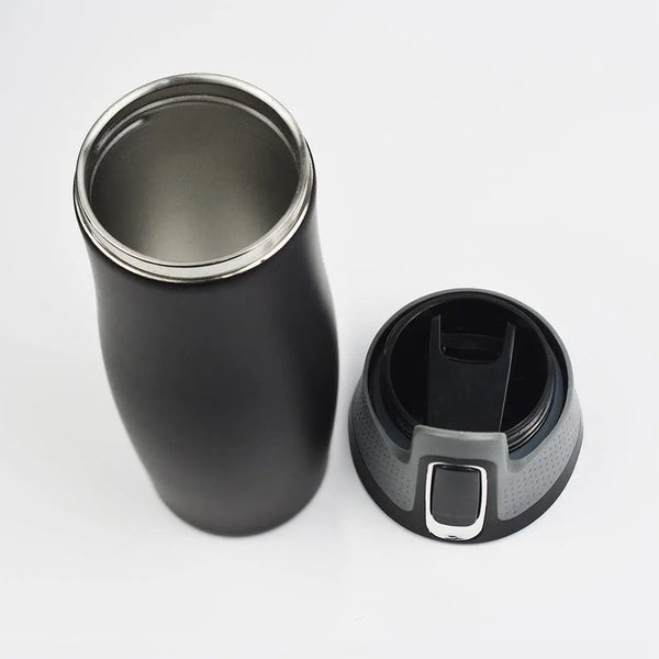 473ml 16OZ Thermal Coffee Hot Water Travel Mug Drink Bottle Flask Autoseal Black Deals499
