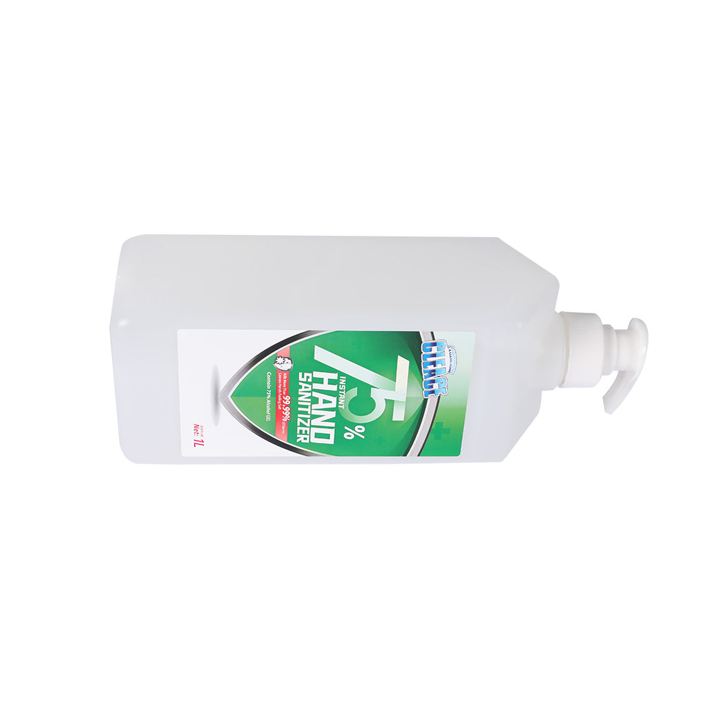 Cleace 5x Hand Sanitiser Sanitizer Instant Gel Wash 75% Alcohol 1000ML Deals499