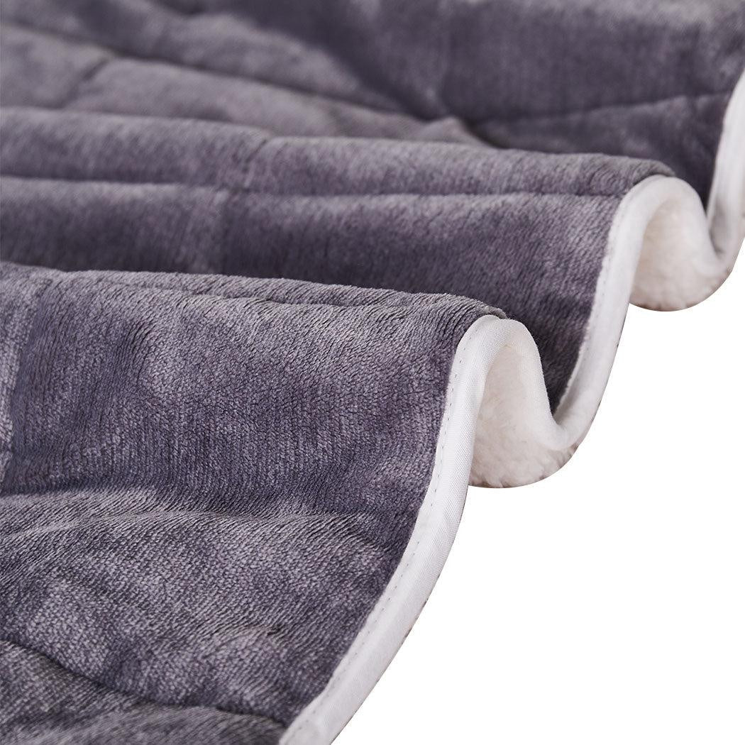 DreamZ Weighted Blanket Heavy Gravity Deep Relax Ultra Soft 5KG Adults Grey Deals499