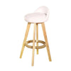 4x Levede Leather Swivel Bar Stool Kitchen Stool Dining Chair Barstools Cream Deals499