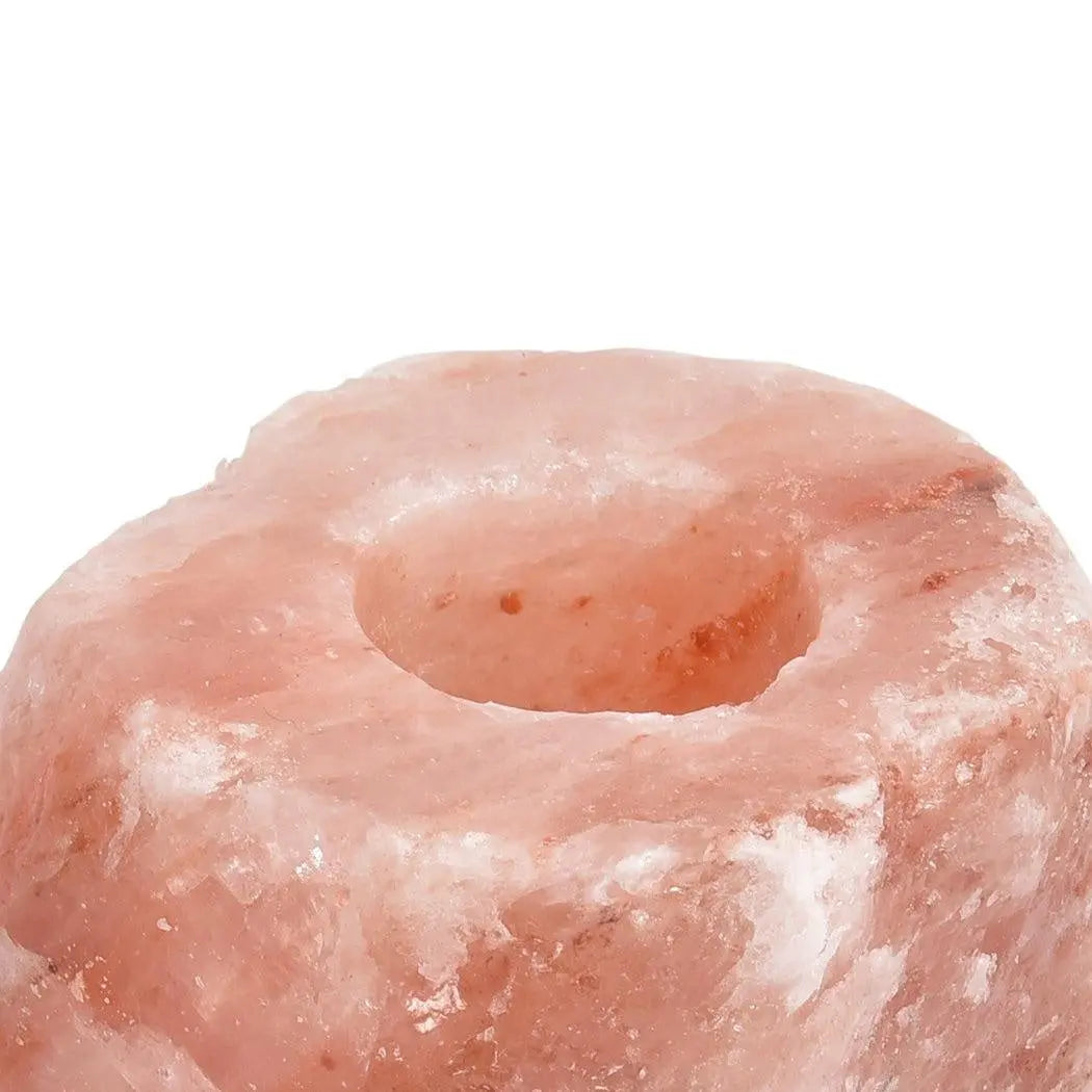 4x New Himalayan Salt Tealight Candle Holder Decor Natural Crystal Ionizer Home Deals499