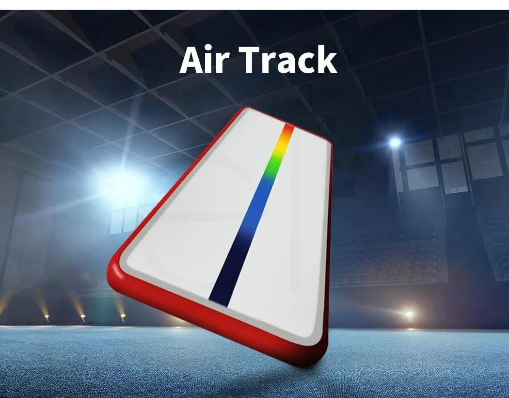 4x1M Inflatable Air Track Mat Tumbling Pump Floor Home Gymnastics Gym in Red Deals499