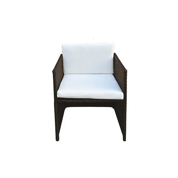 5 Piece Outdoor Dining Table Set Rattan Table Chairs Garden Amethyst Hera