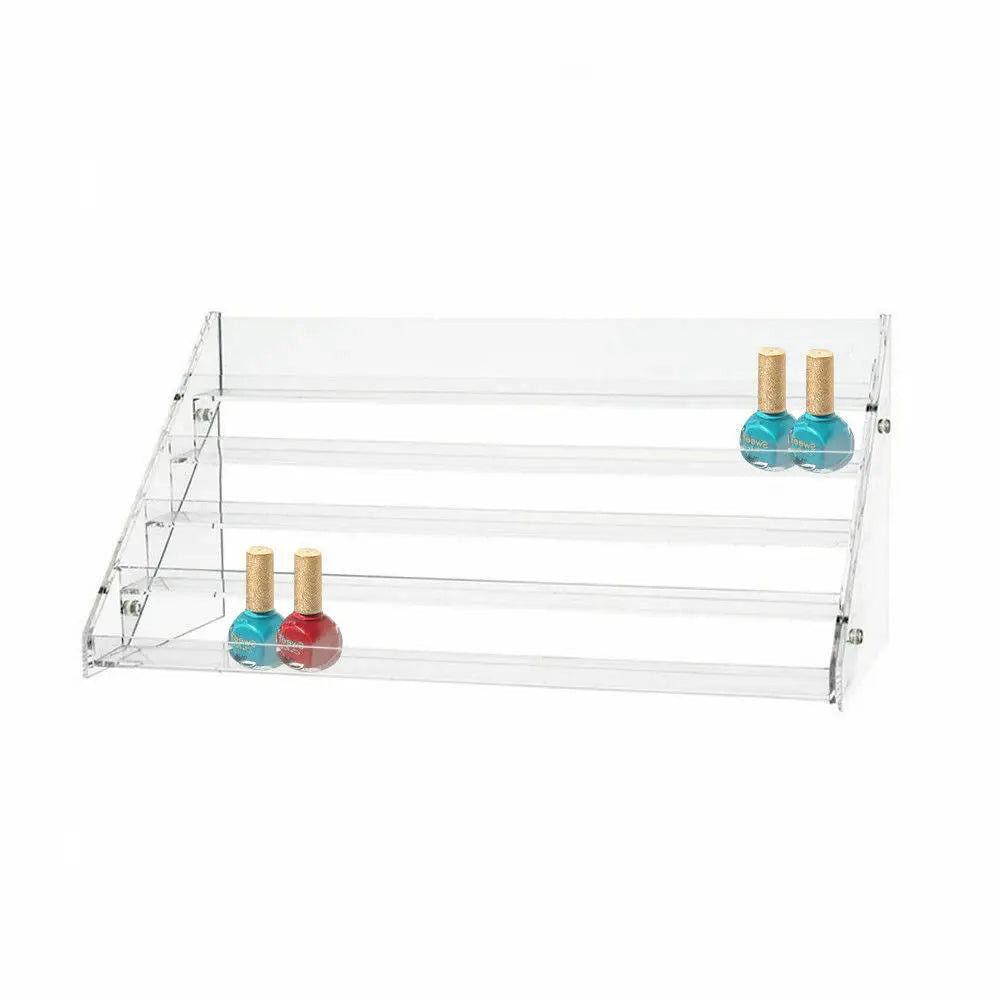 5 Tier Clear Acrylic Nail Polish Varnish Cosmetics Display Stand Rack Organiser Deals499