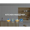 5 x 160mm Kitchen Handle Cabinet Cupboard Door Drawer Handles square Black furniture pulls Deals499