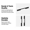 5 x 160mm Kitchen Handle Cabinet Cupboard Door Drawer Handles square Black furniture pulls Deals499