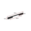 5 x 160mm Kitchen Handle Cabinet Cupboard Door Drawer Handles square Black furniture pulls Deals499