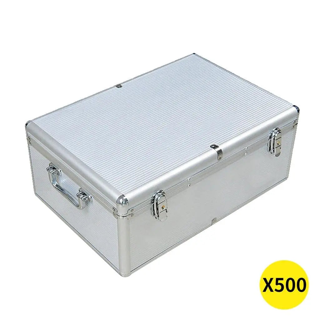 500 Discs Aluminium CD DVD Cases Bluray Lock Storage Box Organizer Free Inserts Deals499