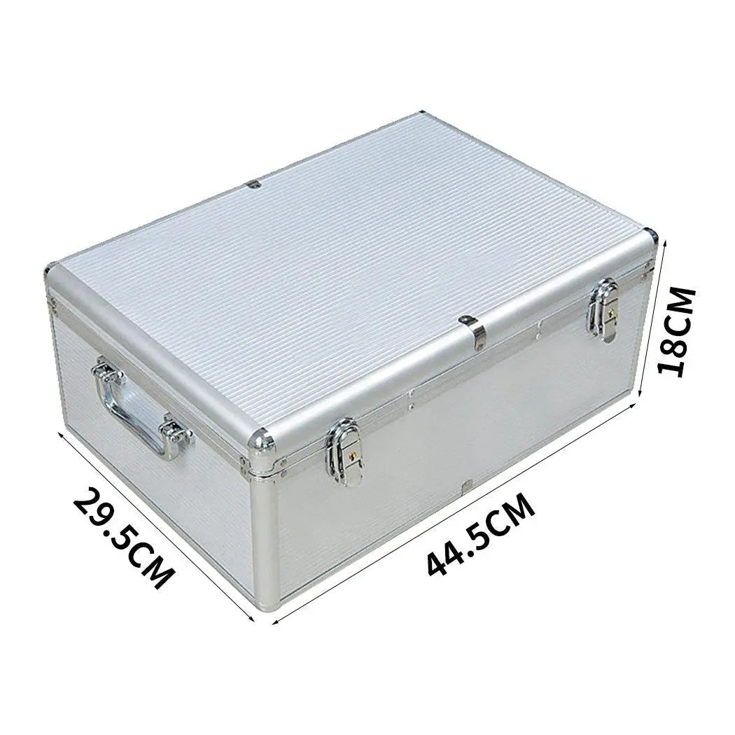 500 Discs Aluminium CD DVD Cases Bluray Lock Storage Box Organizer Free Inserts Deals499