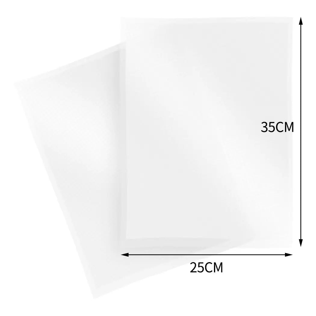 500x Commercial Grade Vacuum Sealer Food Sealing Storage Bags Saver 25x35cm Unbranded