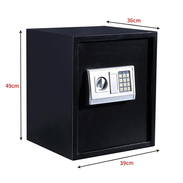 50L Electronic Safe Digital Security Box Home Office Cash Deposit Password Deals499