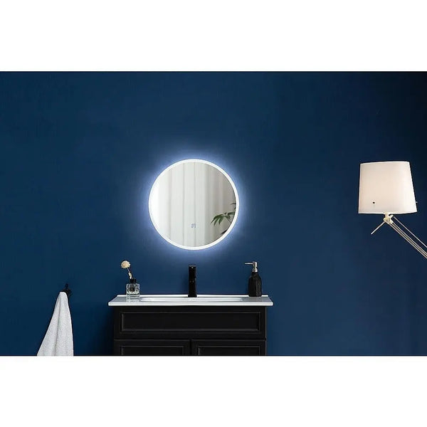 50cm LED Wall Mirror Bathroom Mirrors Light Decor Round Deals499