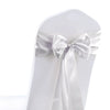 50x Satin Chair Sashes Cloth Cover Wedding Party Event Decoration Table Runner Deals499