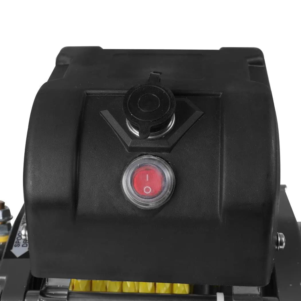 5443kgs Electric Winch Wireless Control 12V with Synthetic Rope Deals499