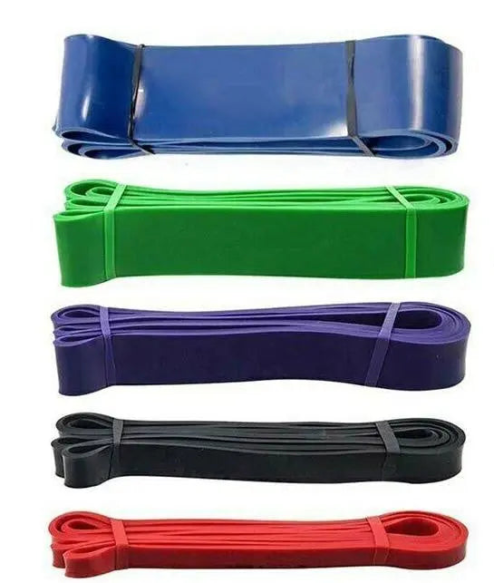 5PCS Set Resistance Bands Loop GYM Fitness Exercise Yoga Training Deals499