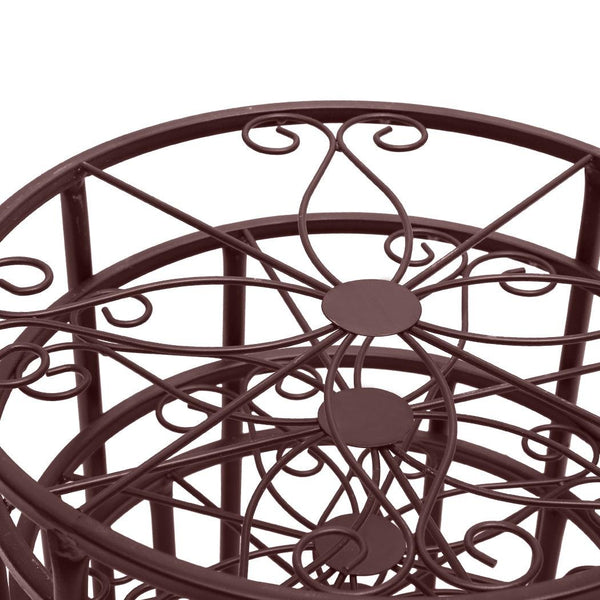 Levede Plant Stand Outdoor Indoor Metal Flower Pots Rack Corner Planter Shelf Deals499