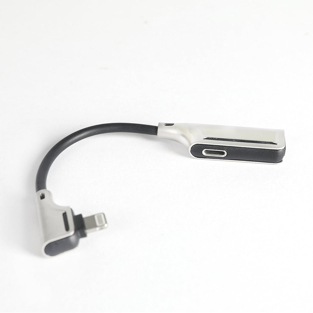 Headphone Adapter Lightning Jack Audio Charger Splitter for iPhone 7 8 11 X Deals499