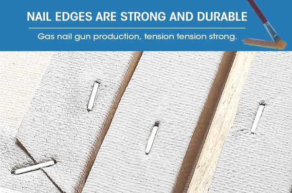 5x Blank Artist Stretched Canvases Art Large White Range Oil Acrylic Wood 40x50 Deals499