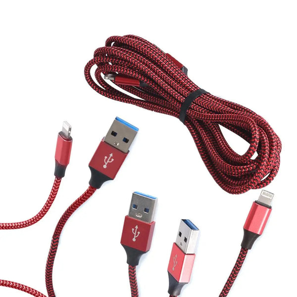 5x USB Fast Charging Cable iPhone Data Sync Cord Magnetic Micro iPad Charger AU Deals499