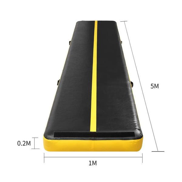 5x1M Air Track Inflatable Mat Airtrack Tumbling Electric Air Pump Gymnastics Deals499