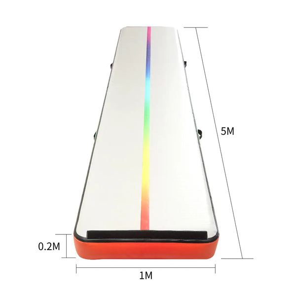 5x1M Air Track Inflatable Mat Airtrack Tumbling Electric Air Pump Gymnastics Deals499